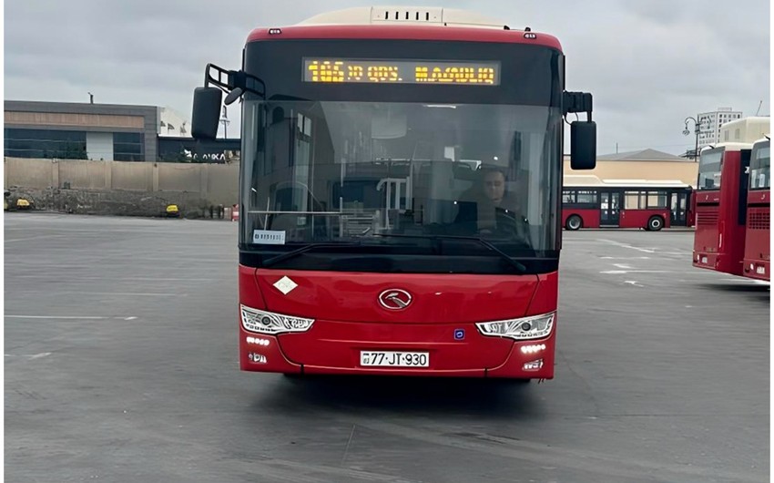 AYNA: Bakıda 165 nömrəli marşrutun avtobusları yenilənir 