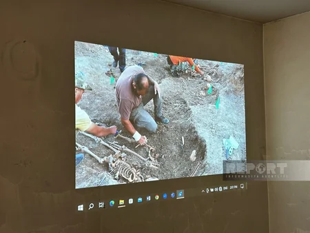 Media reps visit site of mass grave discovery in Azerbaijan’s Shusha
