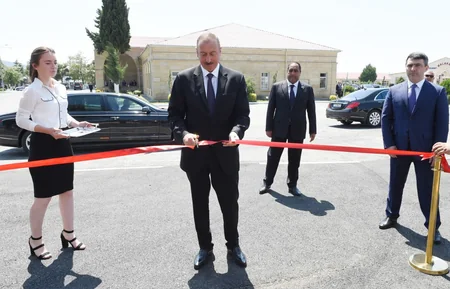 President Ilham Aliyev inaugurates ABAD Center in Balakan