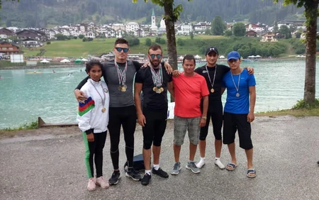 Azərbaycanın kayak və kanoeçiləri İtaliyada 12 medal qazanıblar