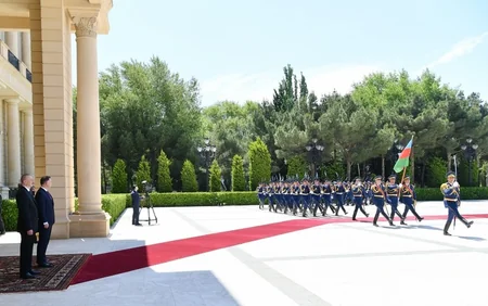 Official welcome ceremony was held for Polish President Andrzej Duda