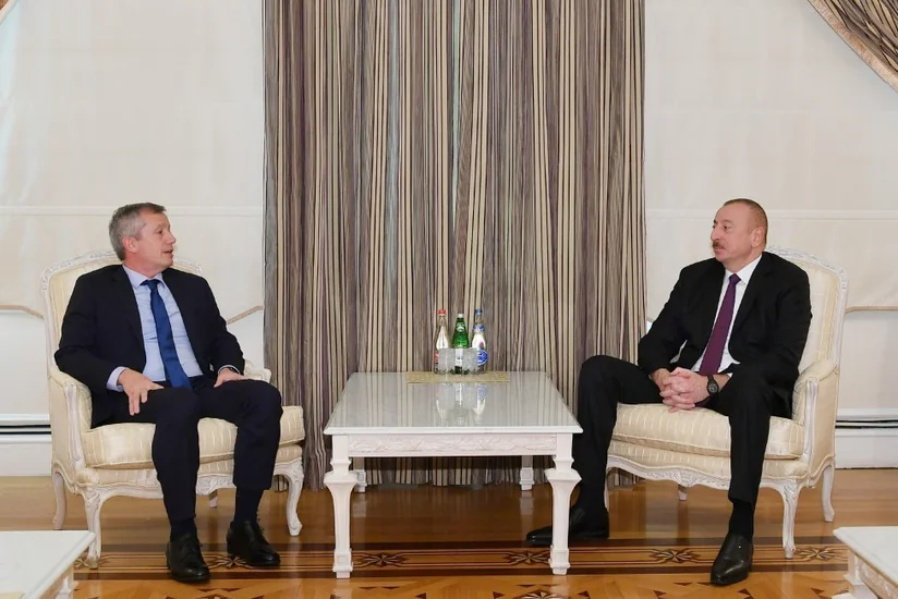 President Ilham Aliyev receives President of Argentine Chamber of Deputies