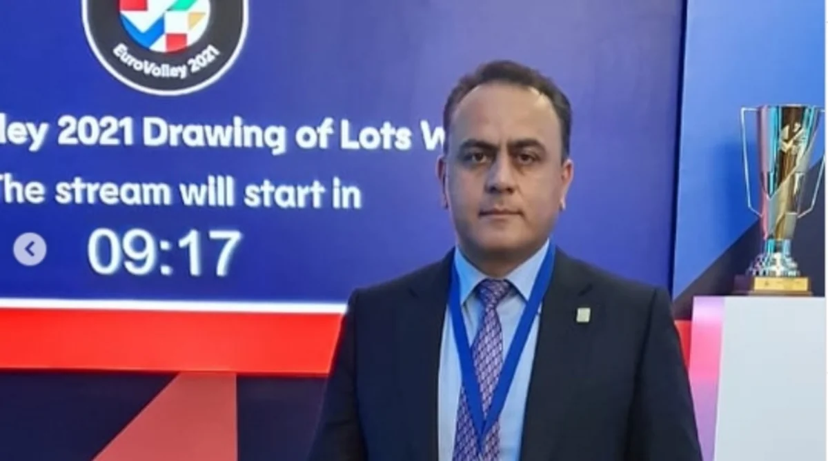 Azərbaycan Voleybol Federasiyasının rəsmisi Avropa çempionatında CEV nümayəndəsi olub