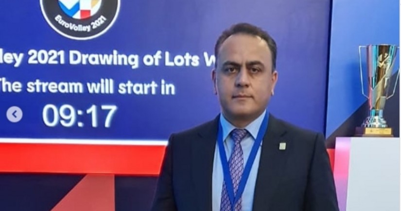 Azərbaycan Voleybol Federasiyasının rəsmisi Avropa çempionatında CEV nümayəndəsi olub