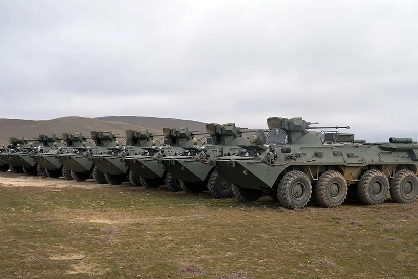A part of military equipment delivered from Russia accepted into armament - VIDEO