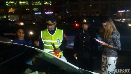 Bakıda “Sərxoş sürücülük” probleminə həsr olunan aksiya keçirilib