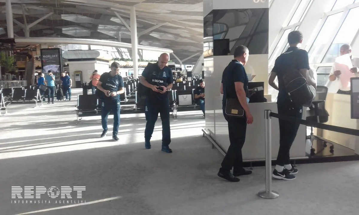 Сборная Азербайджана отправилась в Мальту - ФОТО