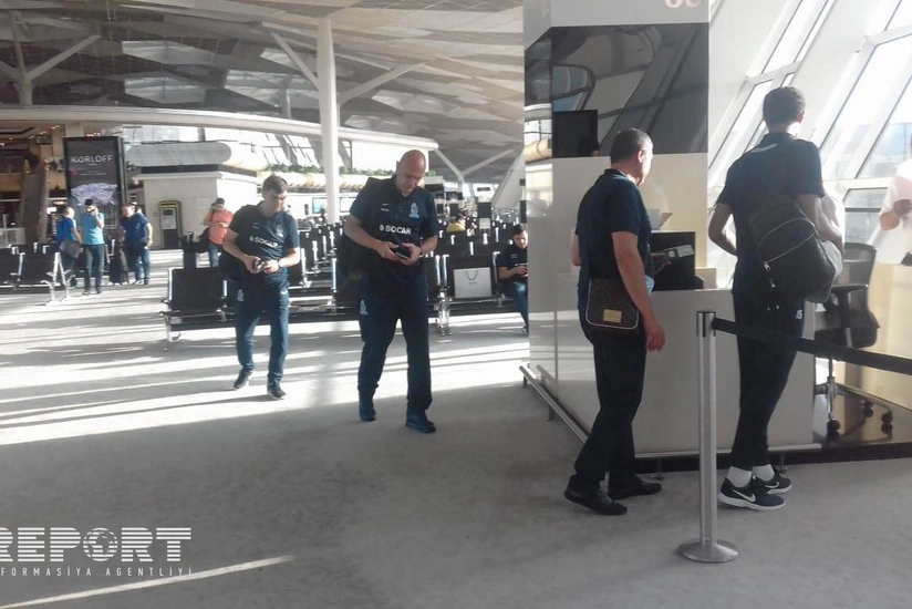 Сборная Азербайджана отправилась в Мальту - ФОТО