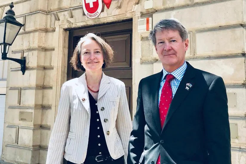 AVRO-2020: Ceyms Şarp Bakıda isveçrəli həmkarı ilə görüşdü