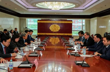 Təhsil naziri çinli həmkarı ilə görüşüb