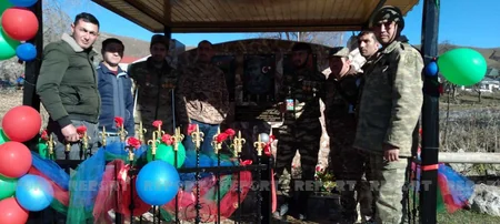 Daşkəsəndə Vətən müharibəsi şəhidinin adına inşa edilən bulağın açılışı olub