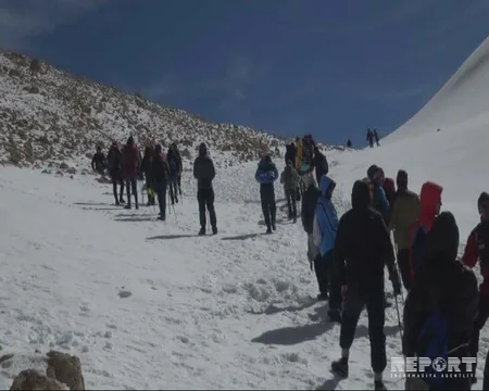 Heydər zirvəsinə yürüş başa çatıb - FOTO