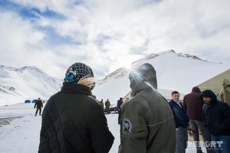 Alpinistlərin itkin düşdüyü dağlardan - FOTOREPORTAJ