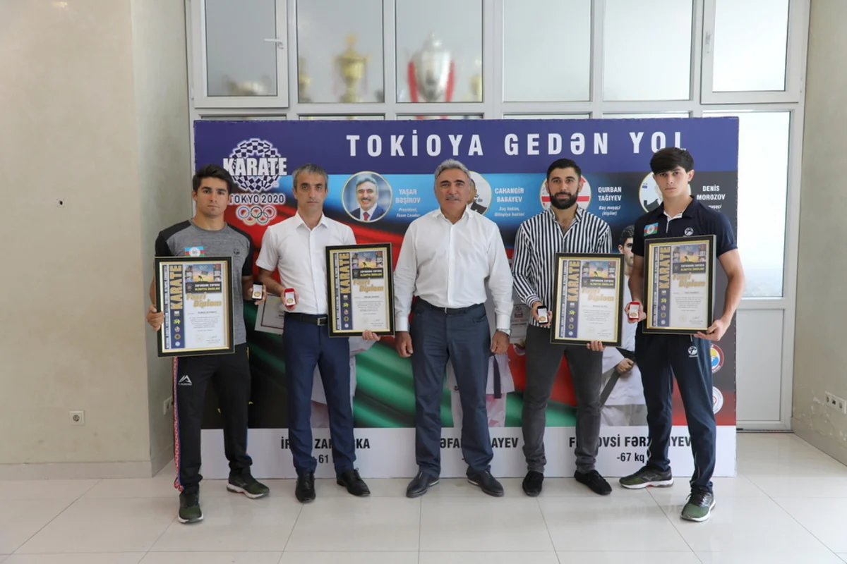 Bir qrup karateçiyə idman ustası dərəcəsi verildi