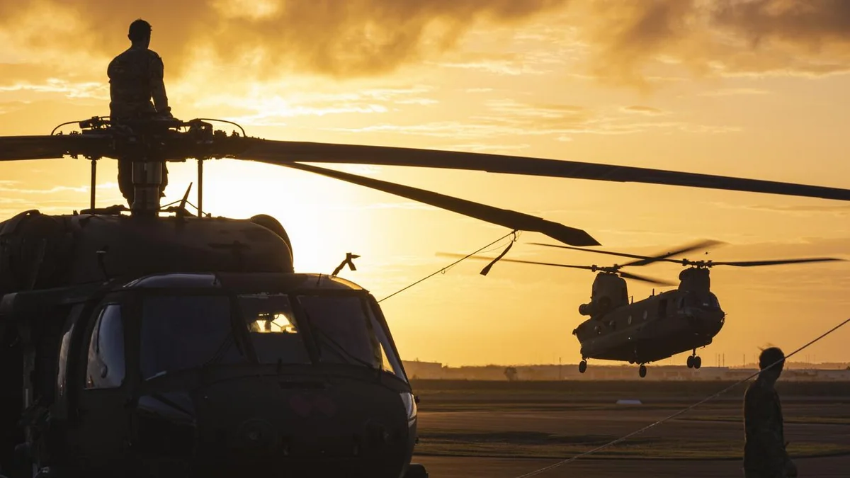 В Австралии в результате крушения военного вертолета погибли четыре человека