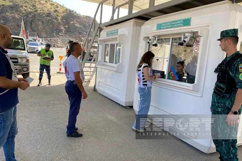 BQXK-nin müşayiətilə “Laçın” sərhəd-buraxılış məntəqəsində erməniəsilli şəxslərin sərbəst keçidi növbəti dəfə təmin edilib