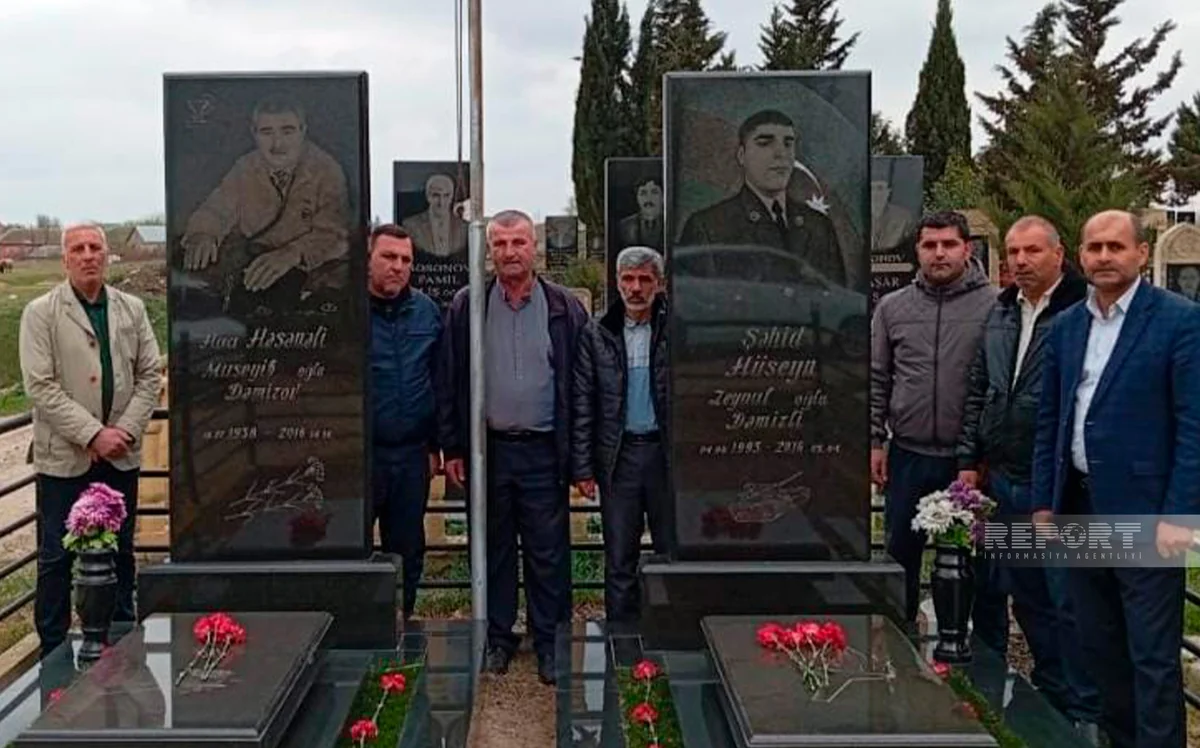 Biləsuvarda Aprel döyüşləri şəhidlərinin xatirəsi anılıb