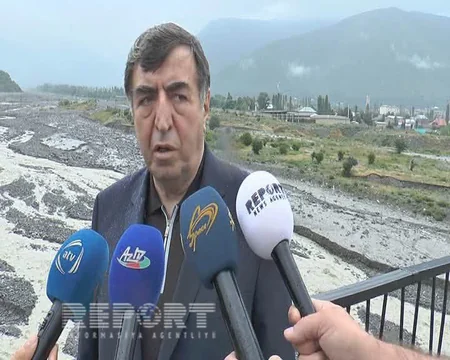​ Əhməd Əhmədzadə: Şəkinin Kiş çayına yenidən sel gəlib - FOTO