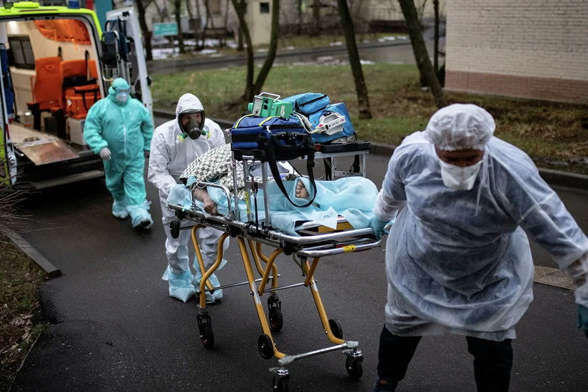 Russia records 470 COVID-related deaths per day