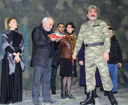 Qarabağ müharibəsi veteranına “Hərbi xidmətlərə görə” medalı təqdim olunub