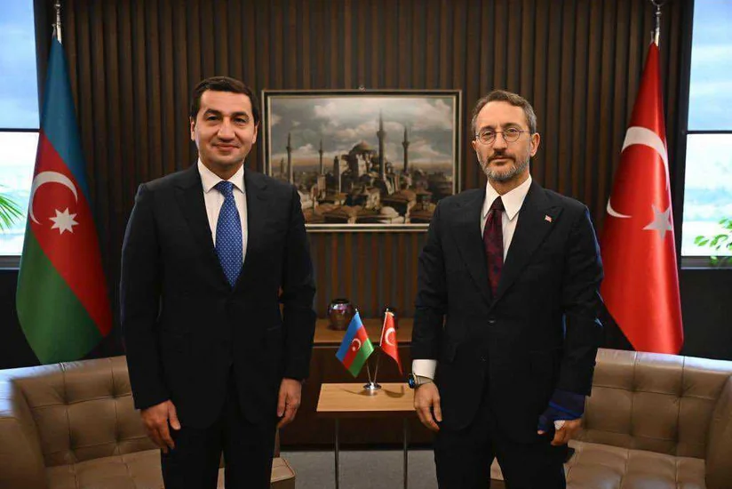 Azərbaycan Prezidentinin köməkçisi Türkiyə PA rəsmisi ilə media sahəsində əməkdaşlığı müzakirə edib