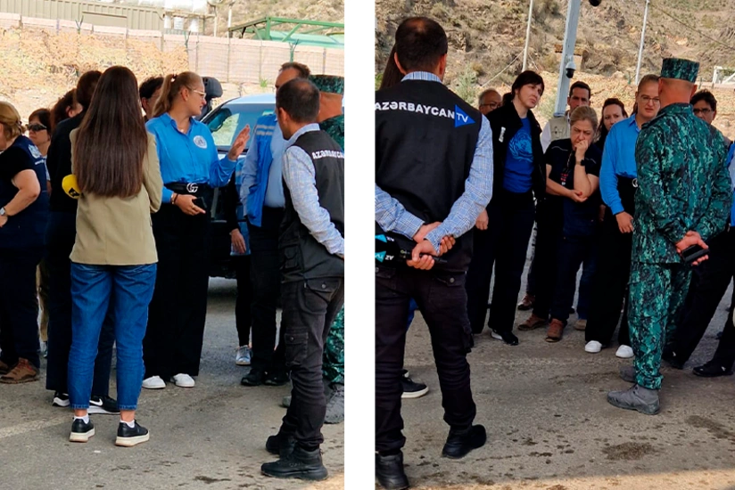 UN reps visit Lachin border checkpoint