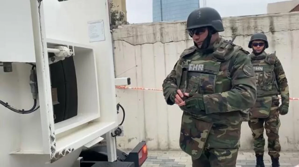 Bakıda əl qumbarası tapılıb