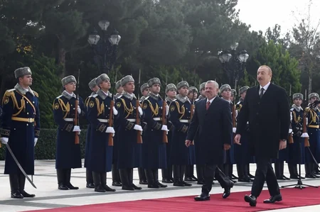 Official welcoming ceremony held for King Abdullah II of Jordan