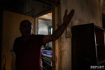 Bakıda evləri yanan məcburi köçkünlər: “Hələ gözləyirik” - FOTOREPORTAJ