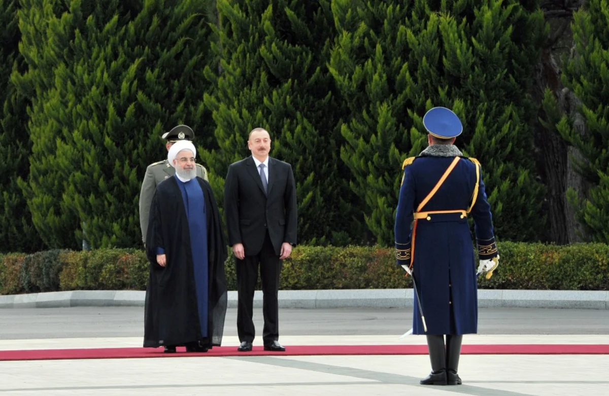 Azərbaycanda İran Prezidenti Həsən Ruhaninin rəsmi qarşılanma mərasimi olub