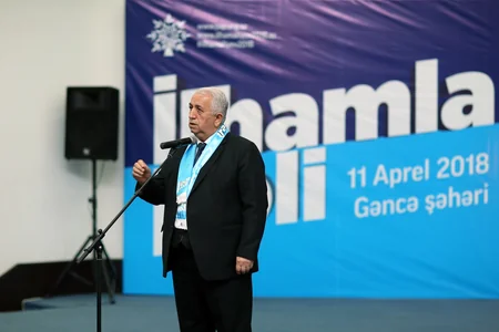 Gəncədə YAP-ın prezidentliyə namizədinin təbliğat-təşviqat kampaniyası çərçivəsində seçicilərlə görüş keçirilib - VİDEO