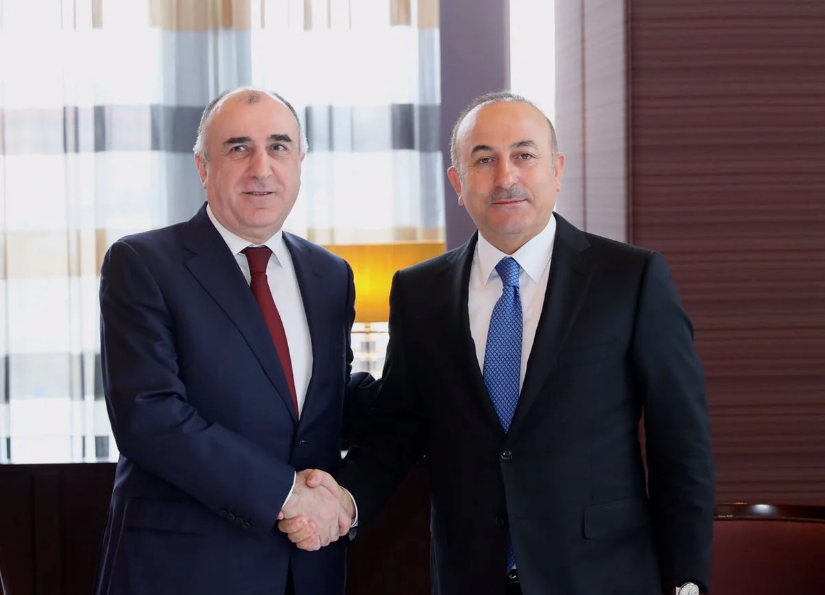 Ankarada Azərbaycan və Türkiyə XİN başçılarının görüşü olub