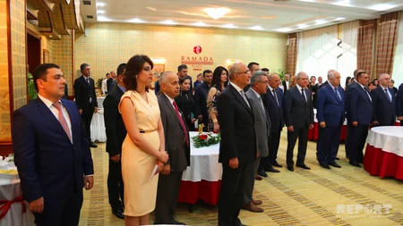 Gəncədə Gürcüstanın Müstəqillik Günü qeyd edilib - FOTO