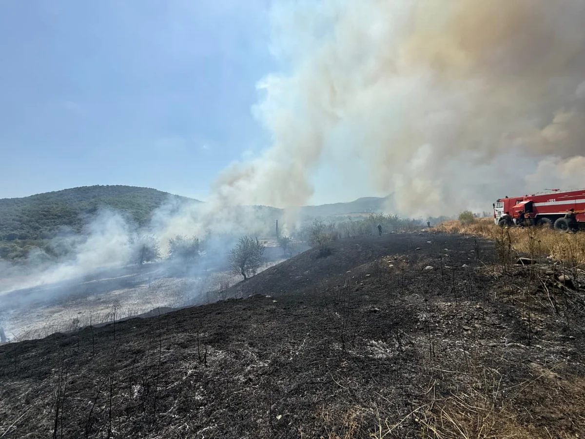 В Ходжалы задержан виновник пожара