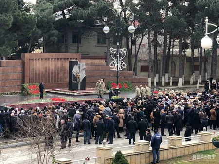 Abşeronda 20 Yanvar faciəsinin 30-cu ildönümü qeyd olunub - FOTO