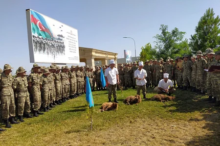 Events held in Azerbaijani Army on occasion of Eid al-Adha