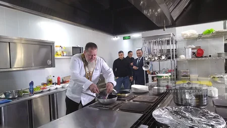 Worldchefs president cooks 'Shushali' dish with creative recipe
