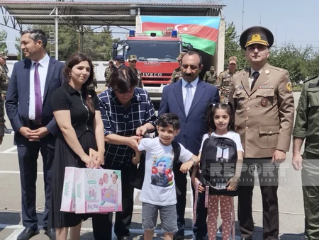 FHN tərəfindən şəhid övladları üçün “açıq qapı günü” keçirilib