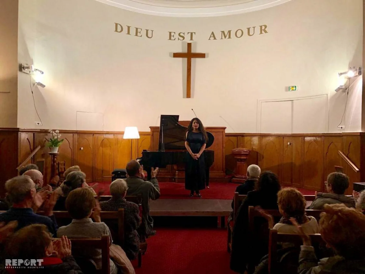 Fransada azərbaycanlı pianoçu Səidə Zülfüqarovanın konserti keçirilib - FOTO