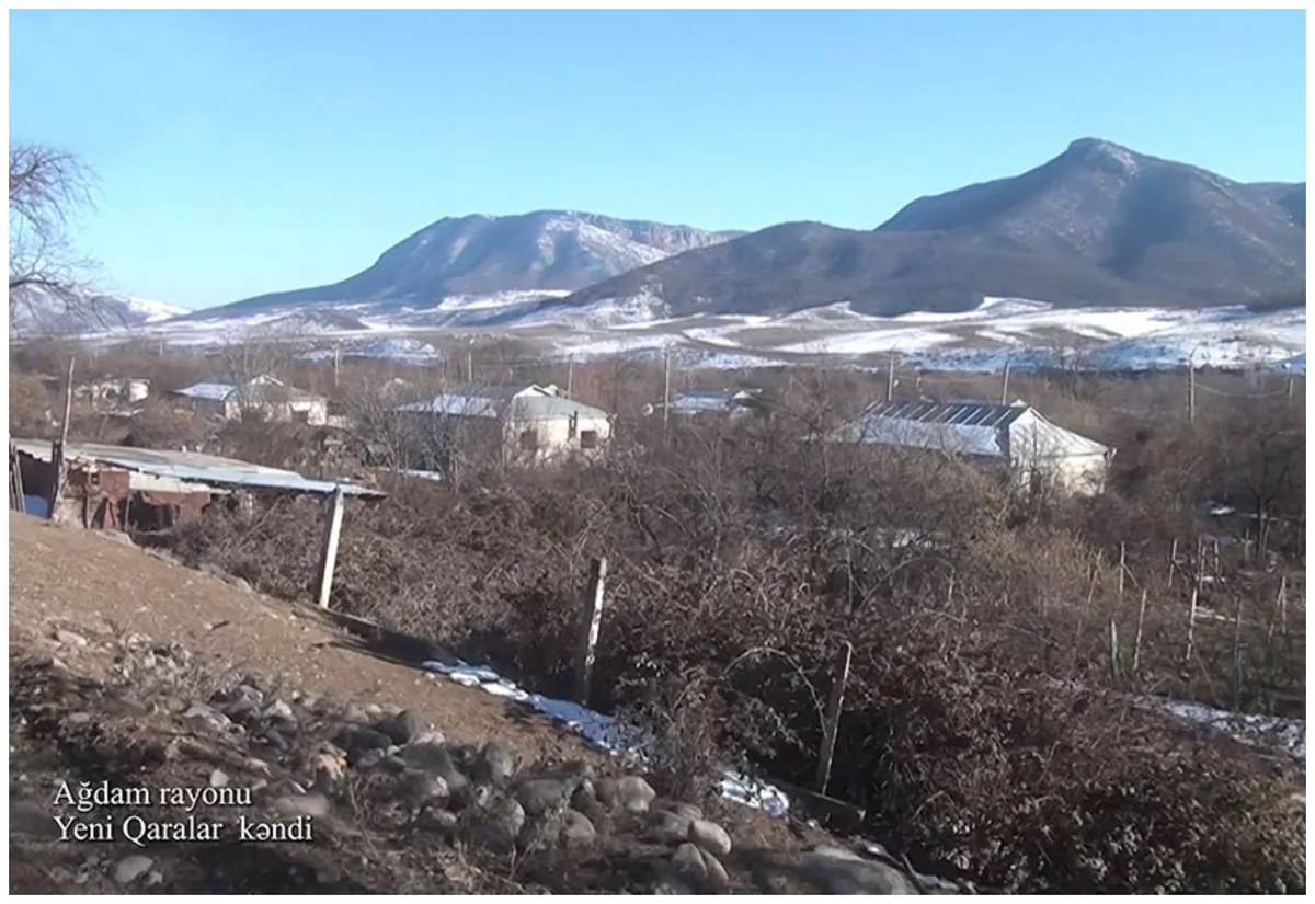 Ağdamın Qaralar kəndindən görüntülər