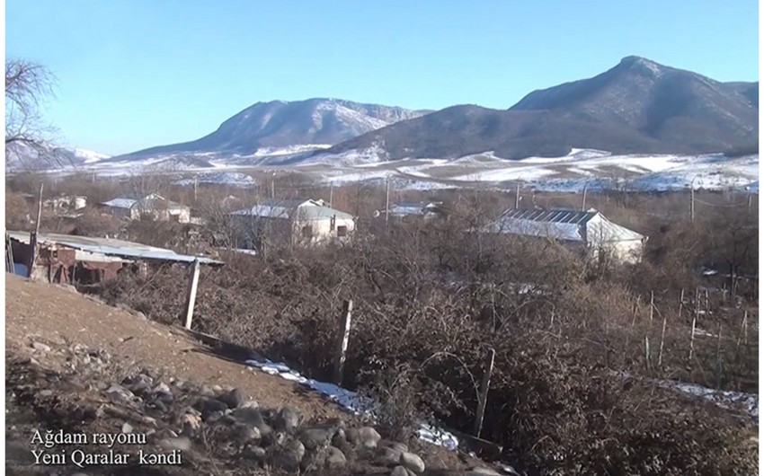 Ağdamın Qaralar kəndindən görüntülər