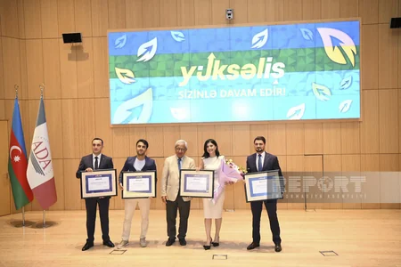 Dördüncü “Yüksəliş” müsabiqəsinin qalibləri mükafatlandırılıb