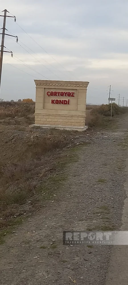 Kürdəmirdə Çərtəyəz kəndinin yolları bərbad vəziyyətə düşüb