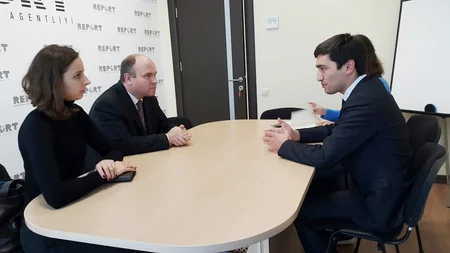 Cоветник посольства России в Азербайджане посетил агентство Report