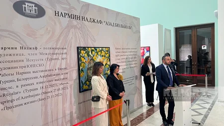 Moskvada azərbaycanlı rəssamın sərgisi açılıb