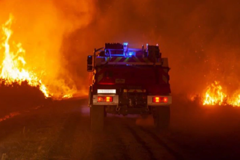 Fransada meşə yanğınları zamanı 10-dan çox insan xəsarət alıb