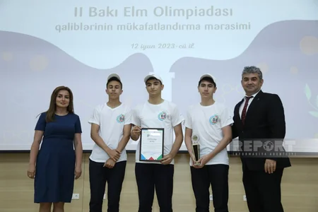II Bakı Elm Olimpiadasının qalibləri mükafatlandırılıb