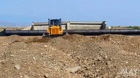 Ağdam-Füzuli avtomobil yolunun inşası sürətlə davam edir