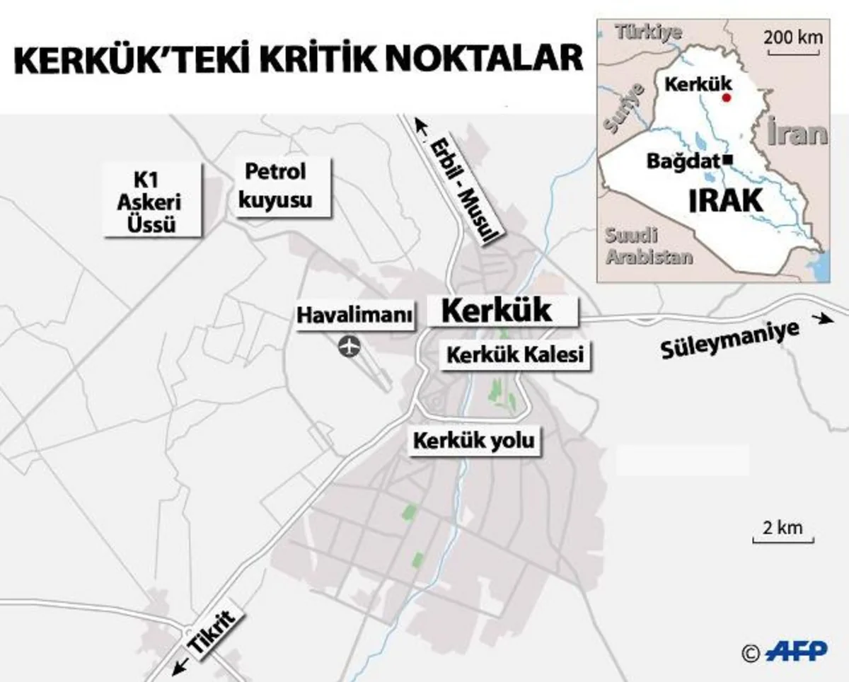 İraq hökuməti Kərkükə nəzarəti tam bərpa edib