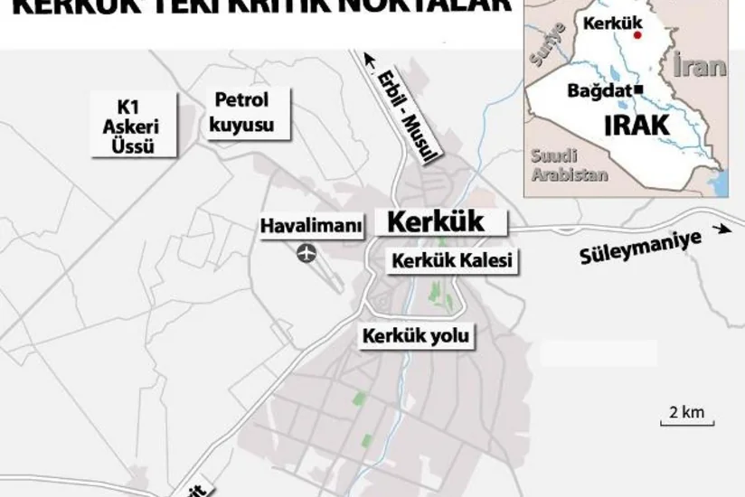 İraq hökuməti Kərkükə nəzarəti tam bərpa edib